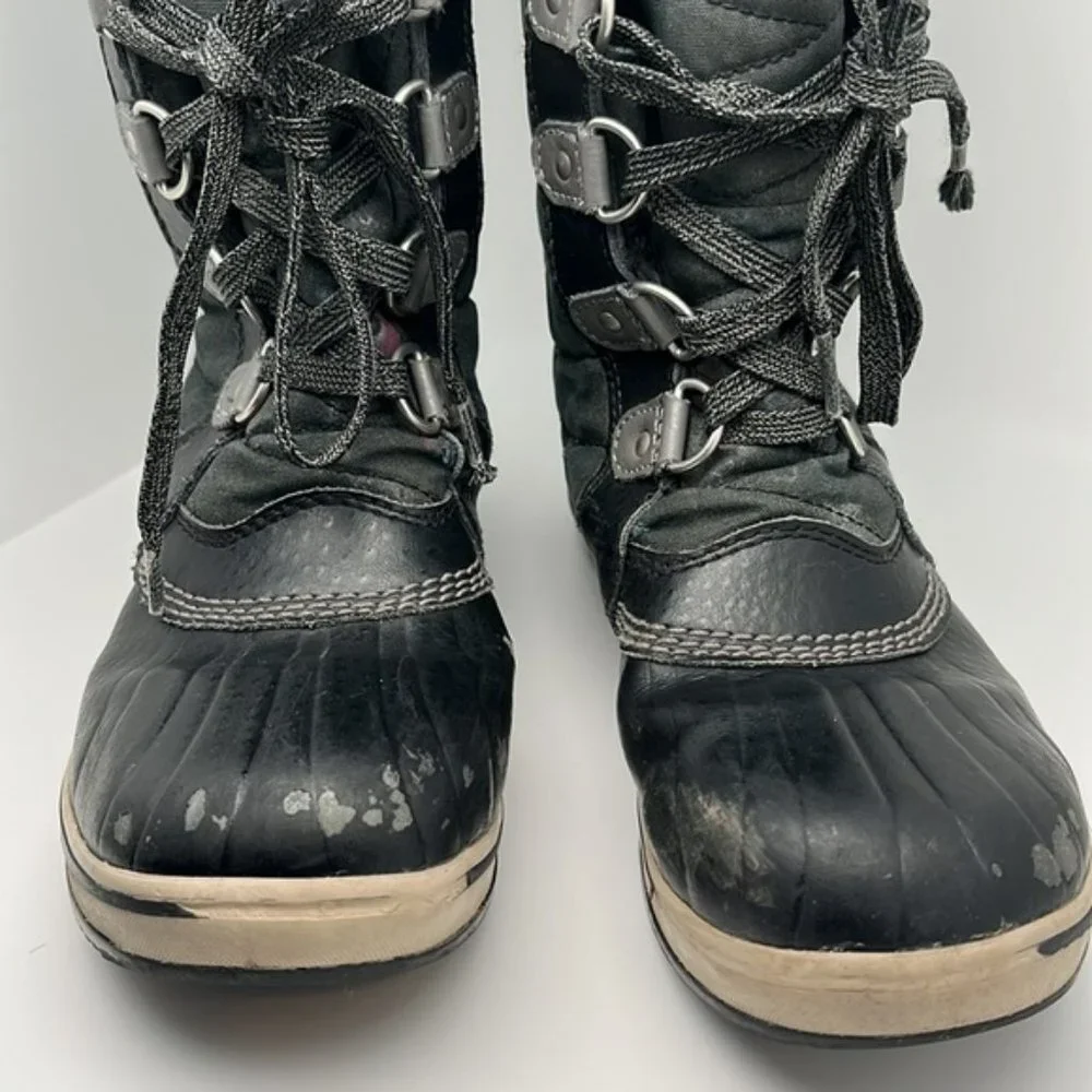Sorel Unisex Tofino II Waterproof Cold Weather‎ Black Winter Boots Youth Size 5